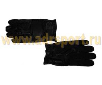 Перчатки кожа черные - Магазин снаряжения для активного отдыха «Адреналин спорт».