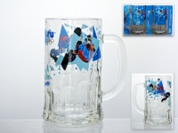 Кружка Сочи пивная круг. Сноубординг, набор 2 шт., 500 мл - Магазин снаряжения для активного отдыха «Адреналин спорт».