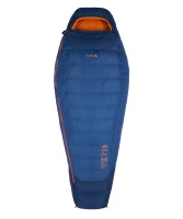 Спальный мешок RedFox Yeti -20C (Long, деним/оранж) левый