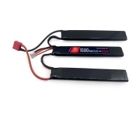 Аккумулятор 11.1V 1500mah (Li-Po) 40С трехлепестковый 19*7*122 mm T-разъем (BlueMax)