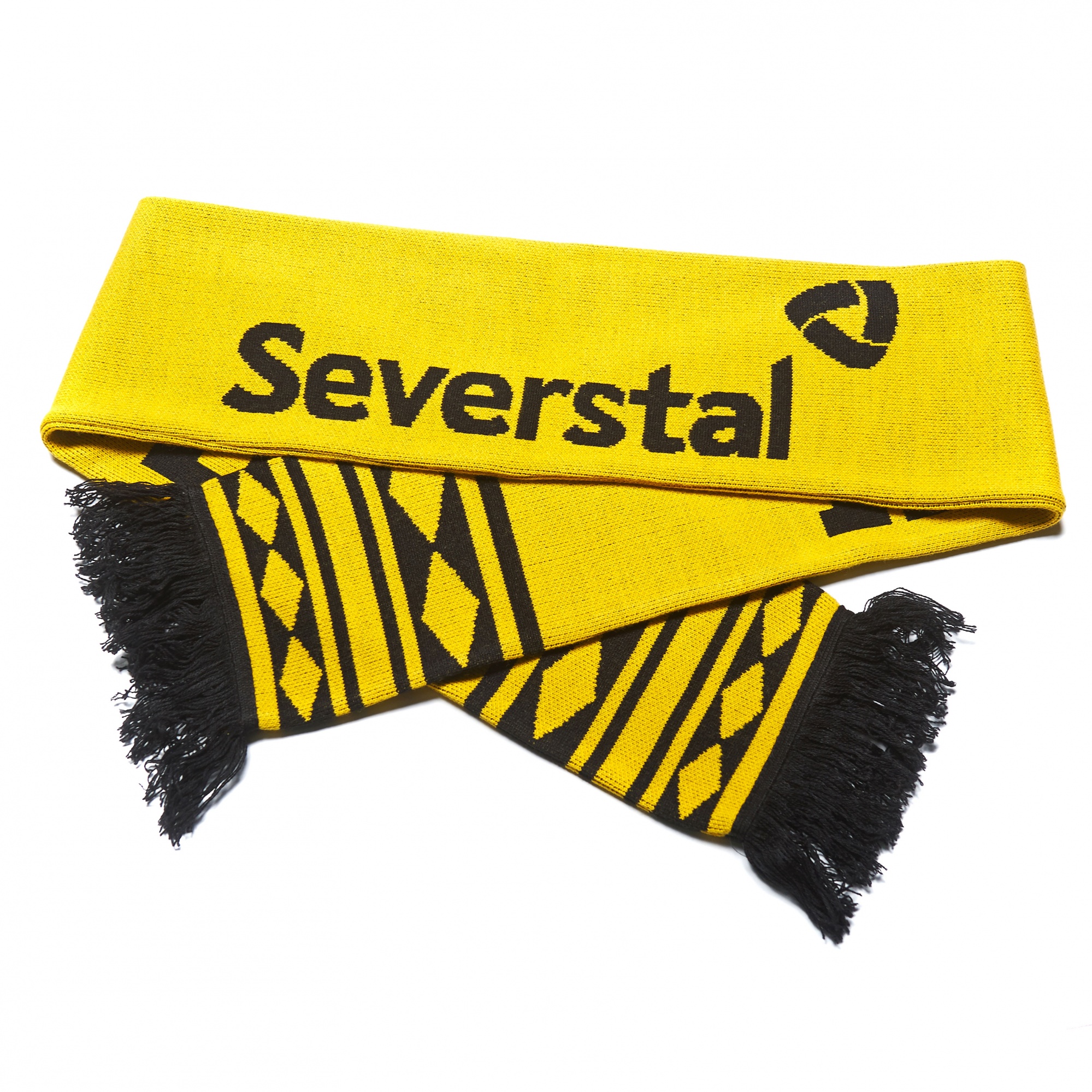 Черно желтый шарф