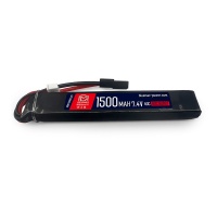 Аккумулятор 7.4V 1500mah (Li-Po) 40C AK цевье, М, G36 приклад, 12*19*122 мм (BlueMax)