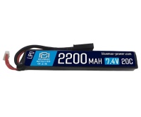 Аккумулятор 7.4V 2200mah (Li-Po) 20С Stick 20*21*128 mm (BlueMax)