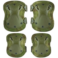 Тактические наколенники и налокотники ADR Green Camo