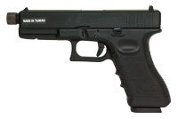 Модель пистолета KJW Glock GBB G17 TBC.CO2 Black