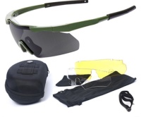 Очки 5.11 Tactical Pro 3 сменные линзы Olive