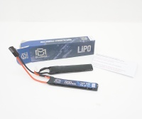 Аккумулятор 7.4V 1100mah (Li-Po) 20C двухлепестковый 5.2*21*102 мм (BlueMax)