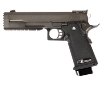 Модель пистолета WE COLT M1911 HI-CAPA 5.2 дл. рамка металл Black