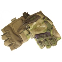 Перчатки (Mechanix) M-PACT Multicam, реплика, с обрезанными пальцами