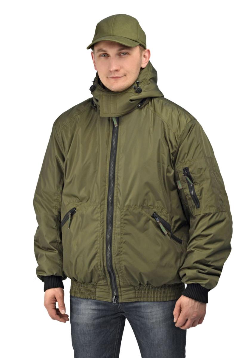Куртка "Бомбер" демисезонная хаки артикул КУР512-Д12 () купить недорого в магазине «Адреналин спорт»