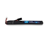 Аккумулятор 7.4V 1400mah (Li-Po) 20C AK stick 16*9*185 mm (BlueMax)