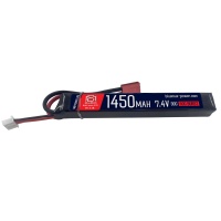 Аккумулятор 7.4V 1450mah (Li-Po) 30С stick 15*16,5*116 мм T- разъем (BlueMax)