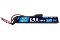 Аккумулятор 7.4V 1200mah  (Li-Po) 20C stick 13,3*21*128 mm (BlueMax)