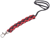 Темляк с карабином (Geoline Survival) Red&black