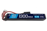 Аккумулятор 11.1V 1300mah (Li-Po) 20С приклад весло, 20*21*128 mm (BlueMax)