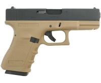Модель пистолета (WE) GLOCK G19 (Tan)
