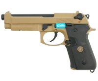 Модель пистолета WE-M009-TAN Beretta M92F, рельса Tan