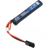 Аккумулятор 7.4V 1100mah  (Li-Po) 20C stick 10*21*102 mm (BlueMax)