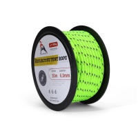 Шнур туристический ADR Reflective rope 6 мм, 30 м (green) светоотражающий