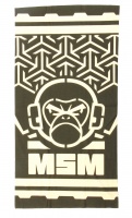 Шарф-маска орнамент angry monkey Olive