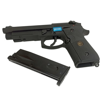 Модель пистолета WE Beretta M92F CO2 Black УЦЕНКА22