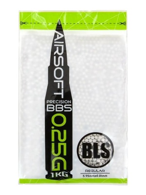 Шары BLS 0,25 White 1кг (4000шт.) страйкбол (airsoft)