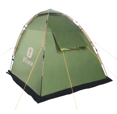 Палатка-шатер BTrace Home 4 быстросборная (зеленая)5