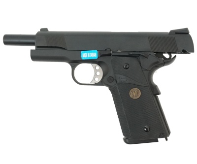 Модель пистолета WE COLT M1911A1 MEU GAS GBB Black