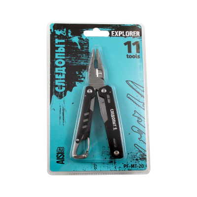Мультитул Следопыт EXPLORER 11 предметов PF-MT-20 - Магазин снаряжения для активного отдыха «Адреналин спорт».