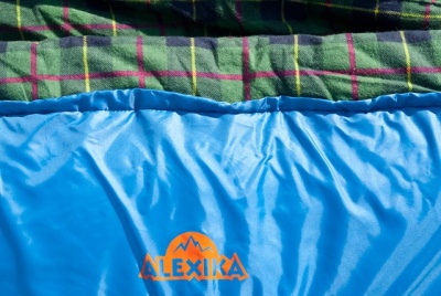 Спальный мешок Alexika TUNDRA PLUS синий правый 9257.0105135