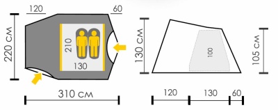 Палатка Talberg SUND 2 PLUS green3