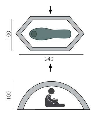Палатка BTrace Bike base ALU (зеленая)21