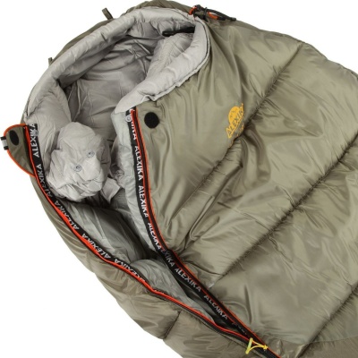 Спальный мешок Alexika ALEUT COMPACT серый правый 9233.010738