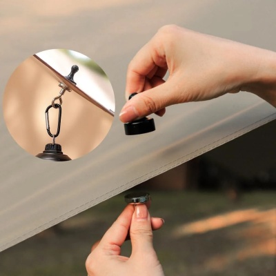 Магнитный крючок с карабином ADR для фонарей 4 шт24