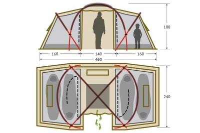Палатка Alexika INDIANA 4 green 9165.4401 6