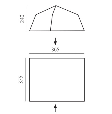 Палатка BTrace Camp (зеленая/беж)5