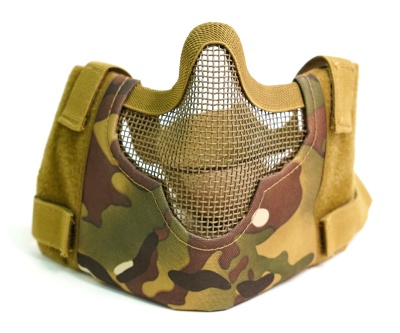 Маска защитная на нижнюю часть лица Tactical V8 Multicam