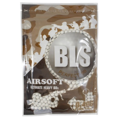 Шары BLS 0,40 White (1000 шт.) страйкбол (airsoft)