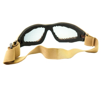 Очки защитные металлическая сетка Tan