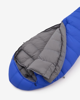 Спальный мешок Bask PAMIRS V2 700+ XL (синий/серый) левый22
