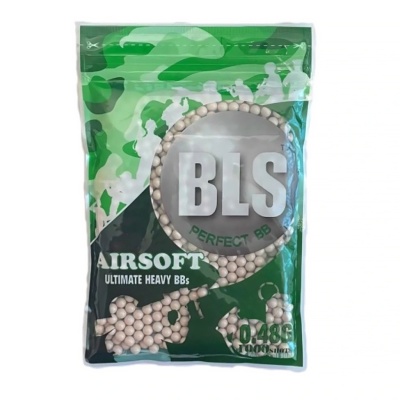 Шары BLS 0,48 White (1000 шт.) страйкбол (airsoft)