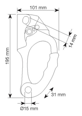 Жумар CAMP Pilot Left2
