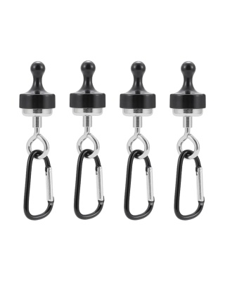 Магнитный крючок с карабином ADR для фонарей 4 шт