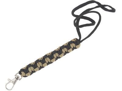 Темляк с карабином (Geoline Survival) Sand&black