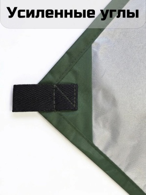 Тент ADR 3x4 со стойками (silver/green)13