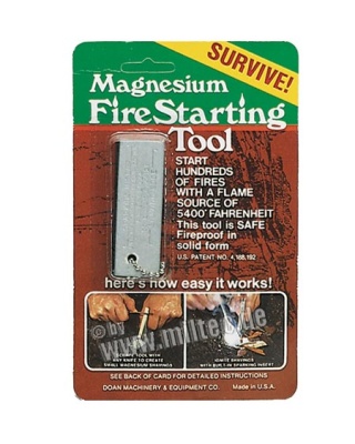 Огниво из магния, MilTec, оригинал США - Магазин снаряжения для активного отдыха «Адреналин спорт».
