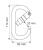 Карабин CAMP Oval XL 2Lock3