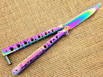 Нож бабочка В-124 "333" - Магазин снаряжения для активного отдыха «Адреналин спорт».