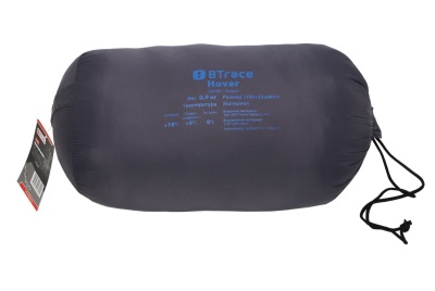 Спальный мешок BTrace Hover (серый/синий) правый21