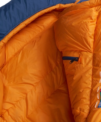 Спальный мешок RedFox Yeti -20C (Long, деним/оранж) левый27